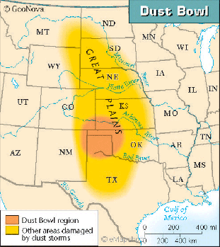 Dust Bowl region